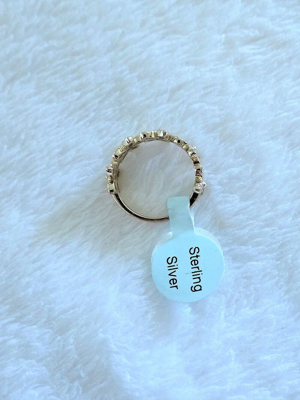 ✨️HP 2X✨️ Ava Ro🚣 Connecting Gold💛 Flowers🌼 Ring💍 - Picture 5 of 16